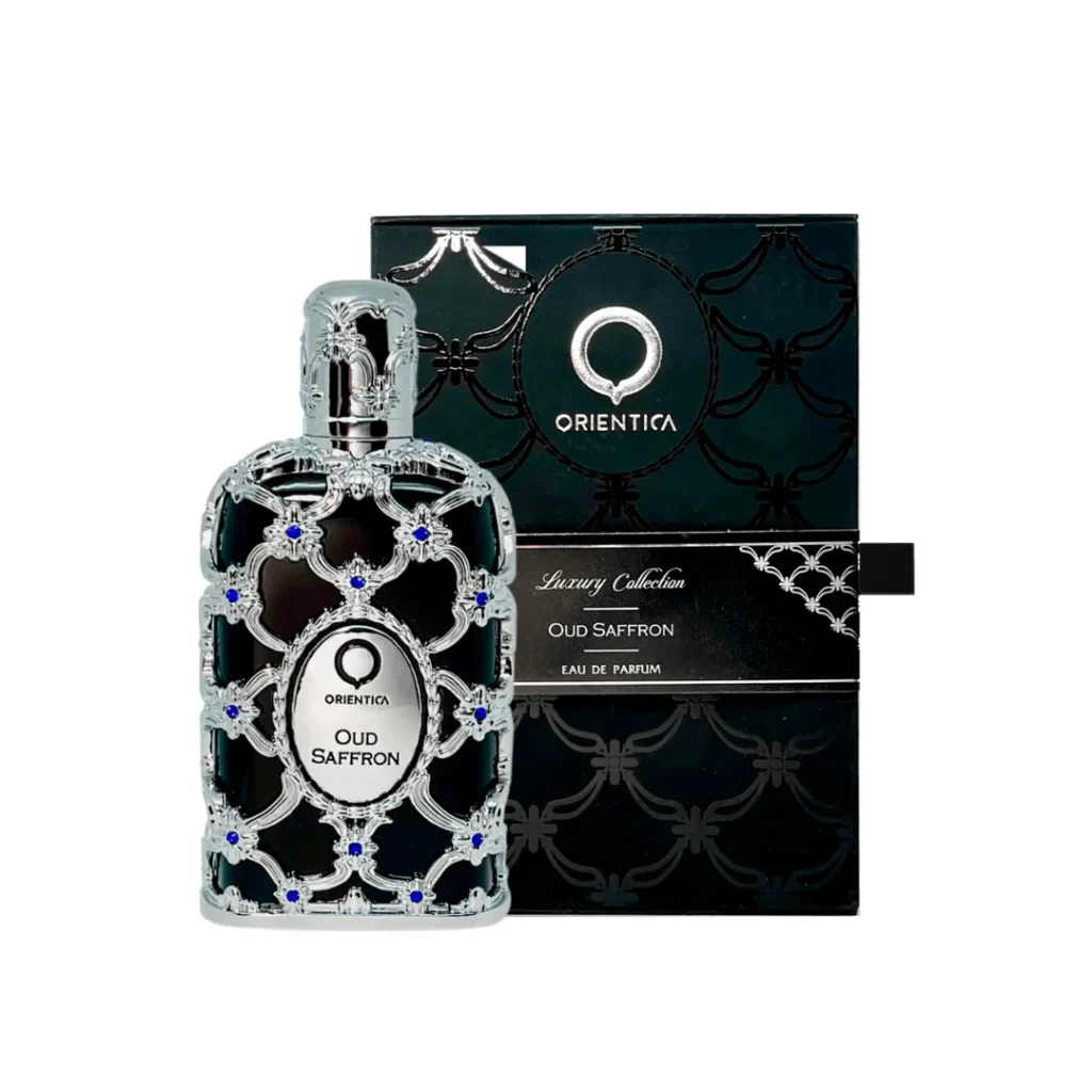 Orientica Oud Saffron Metalico Estuche de lujo